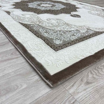 سجاد تركي باريس مودرن ناعم 0DS90Z بني بيج فاتح مقاس 250*350