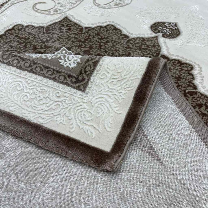 Turkish Paris carpet modern soft 0DS90Z light beige brown size 400*600