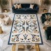Ramada Rug Korean Turkish Design A334A Dark blue 150*220