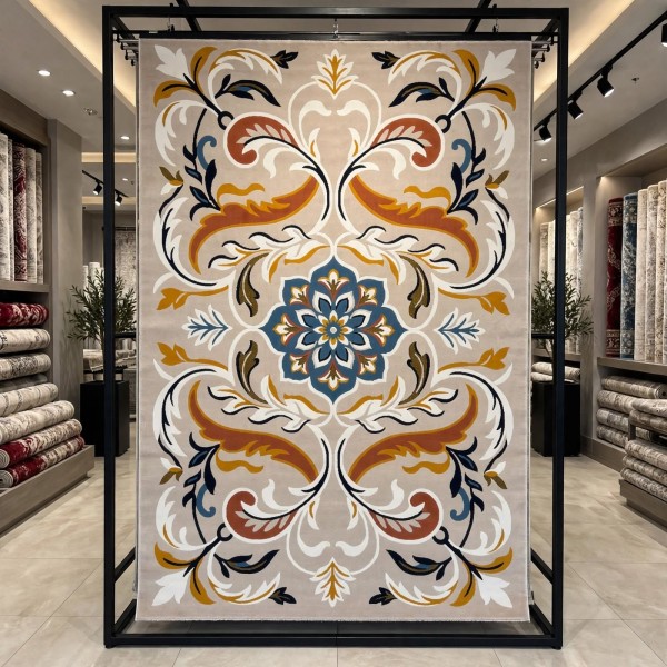Ramada Rug Korean Turkish Design A173A BEIGE 80*150