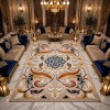 Ramada Rug Korean Turkish Design A173A BEIGE 80*150