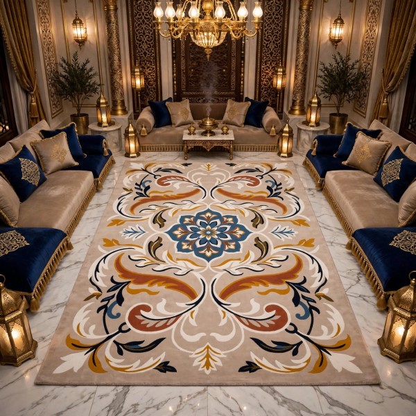 Ramada Rug Korean Turkish Design A173A BEIGE 80*150