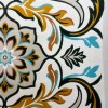 سجاد رمادا نقش كوري تركي A173A اخضر مقاس 400*500