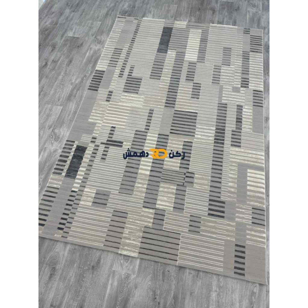 سجاد تركي اطار برواز رويا 37 رصاصي غامق مقاس 80*150