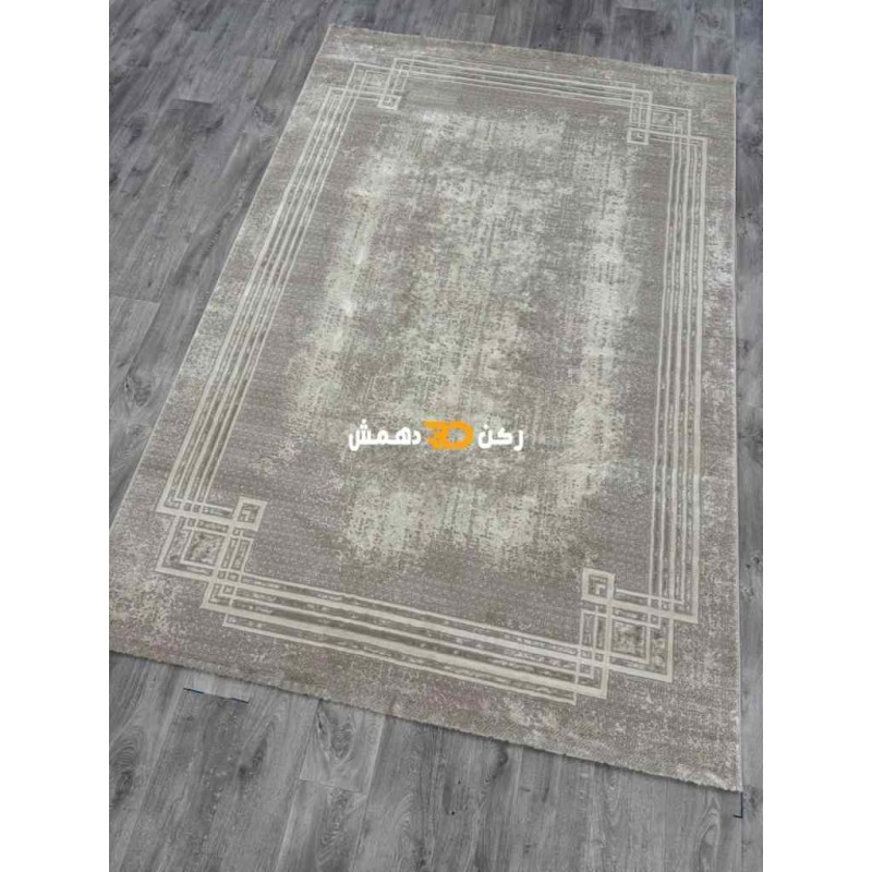 Turkish rug with cream frame 32 size 80*150