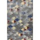 Pure Turkish carpets, 49 gray, blue and gold