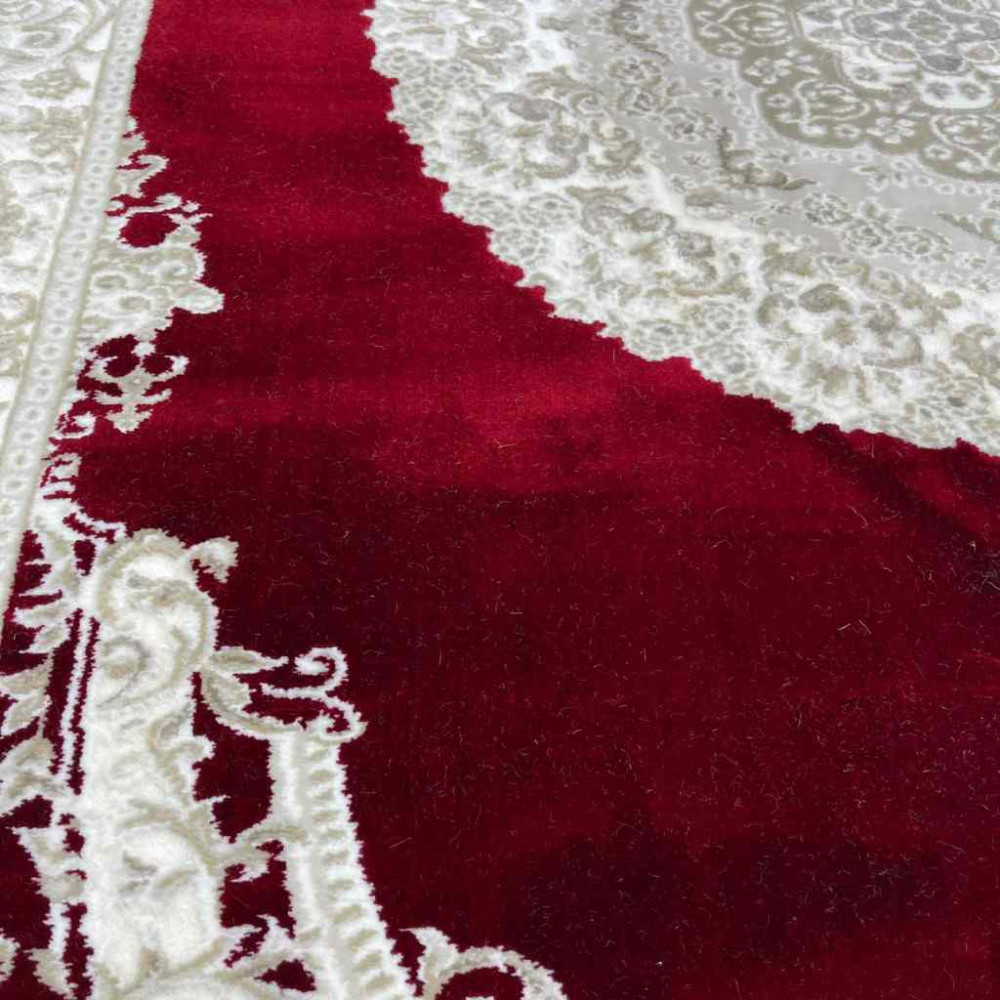 سجاد سيلك هاندا تركي P964C احمر مقاس 50*80