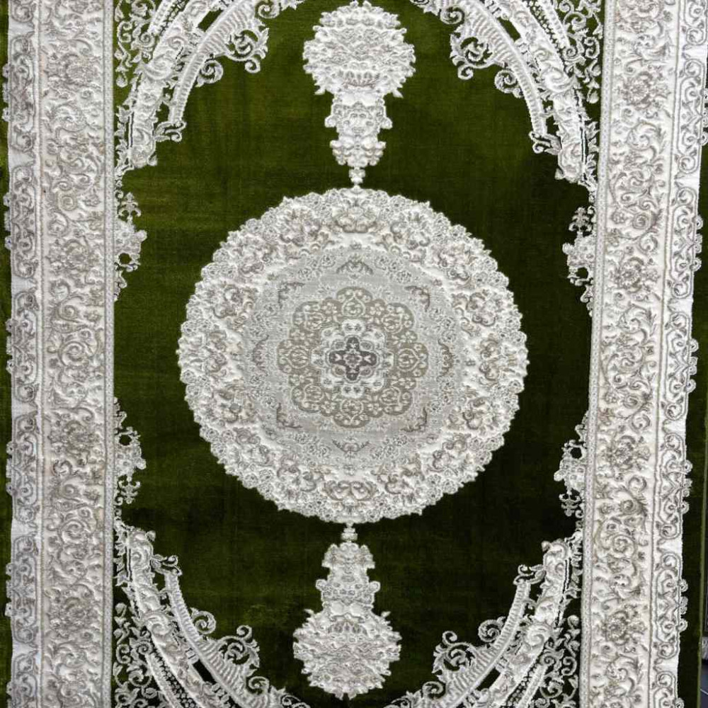 سجاد سيلك هاندا تركي P964C اخضر مقاس 300*400
