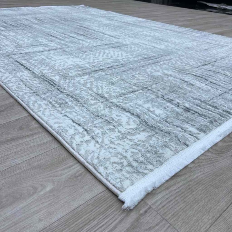Turkish carpet Verona 02725A gray size 100*200