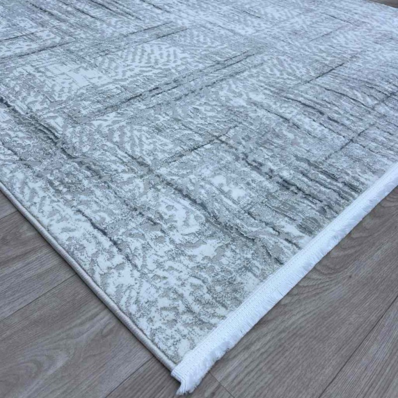 Turkish carpet Verona 02725A gray size 100*200