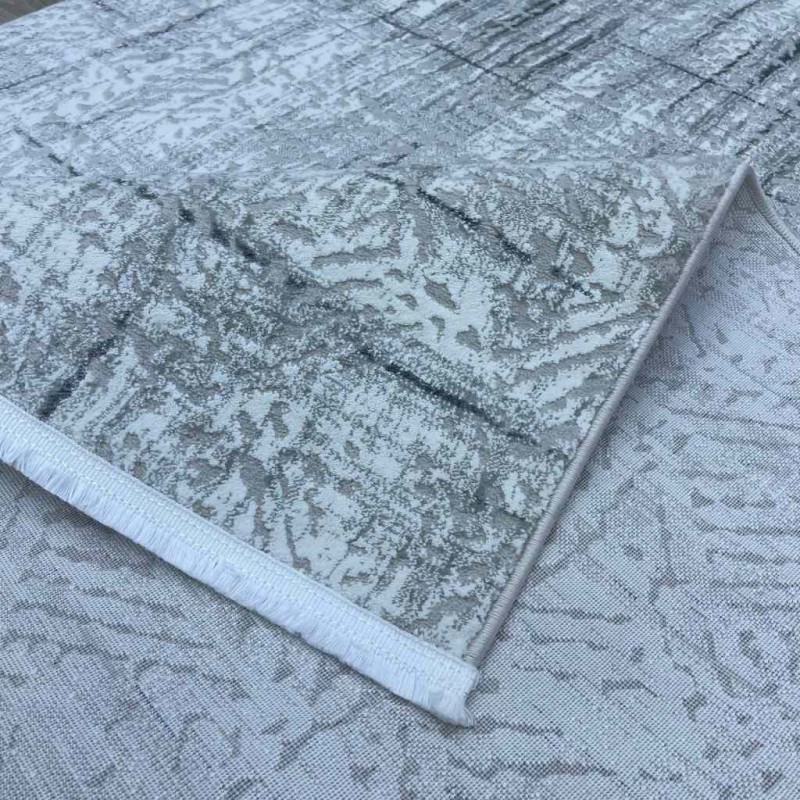 Turkish carpet Verona 02725A gray size 100*200