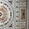سجاد فرساي نقش فرنسي تركي HN71A ابيض ذهبي مقاس 50*80
