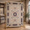 VERSAI Rug French Turkish Design HN71A WHITE NAVY 300*400