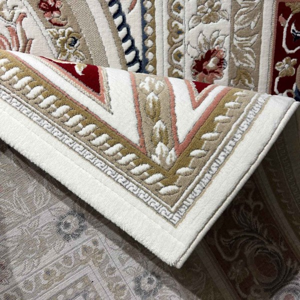 VERSAI Rug French Turkish Design HN71A WHITE RED 400*600