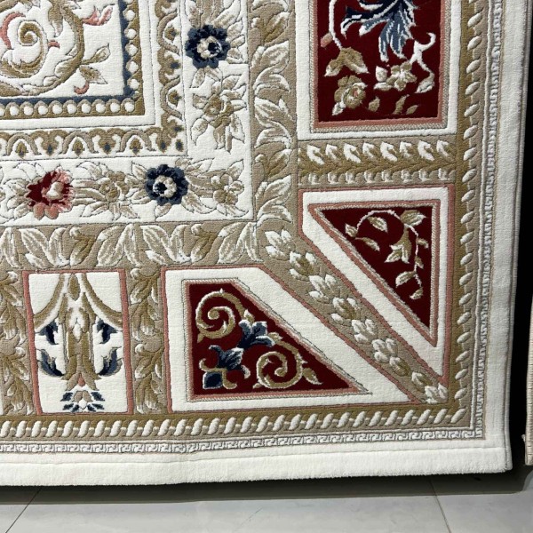 VERSAI Rug French Turkish Design HN71A WHITE RED 400*600