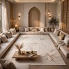 Modern antique Turkish rugs N0626A Dark beige Size 100*300