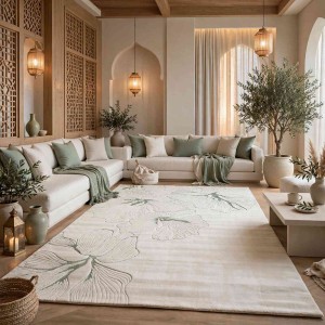 سجاد مودرن انتيك تركي N0626A اخضر مقاس 200*300