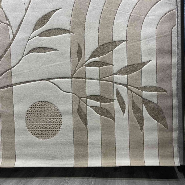 Modern antique Turkish rugs N0633A Dark beige Size 100*300