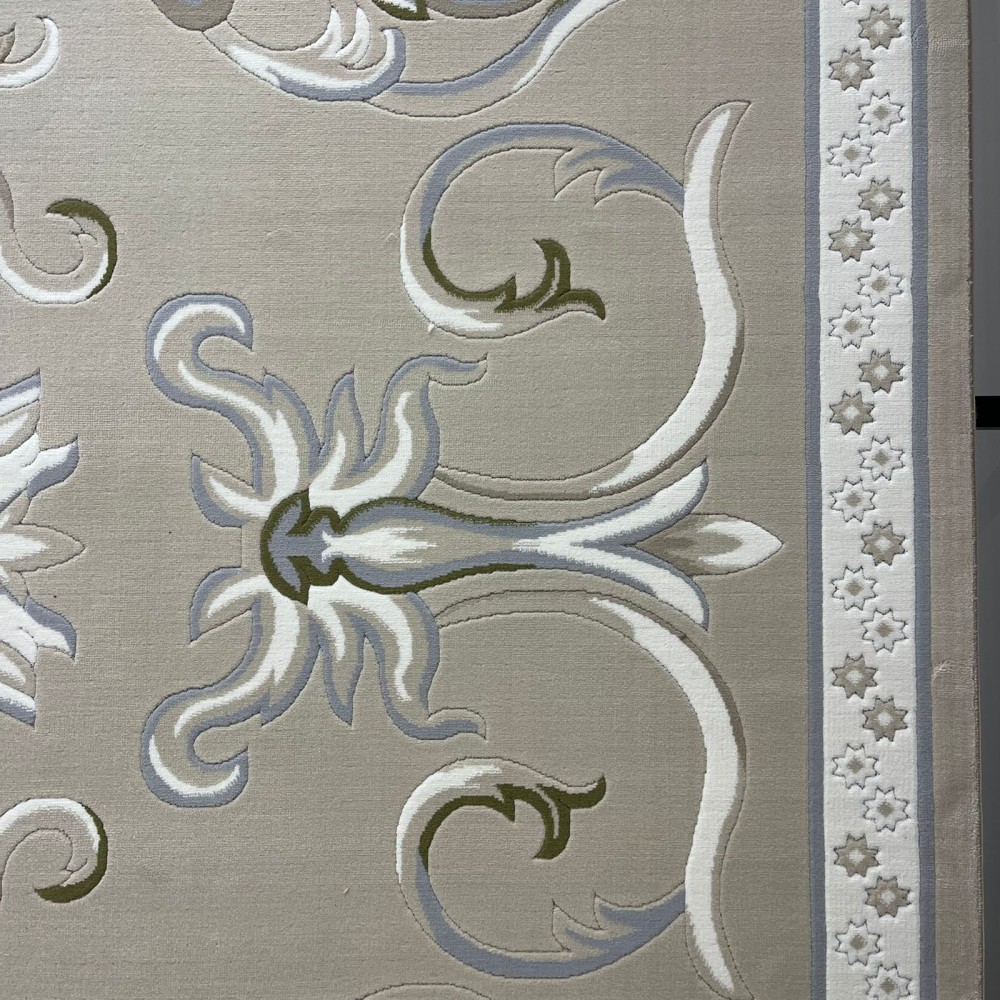 سجاد تركي ديلوكس 9688E كريم بيج مقاس 400*500