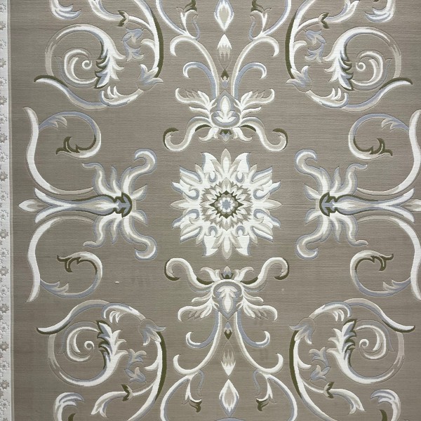 Turkish Deluxe Rug 9770A brown Cream Size 200*200