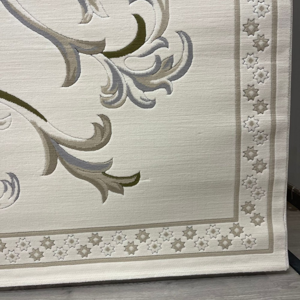 سجاد تركي ديلوكس 9770A كريم مقاس 200*200