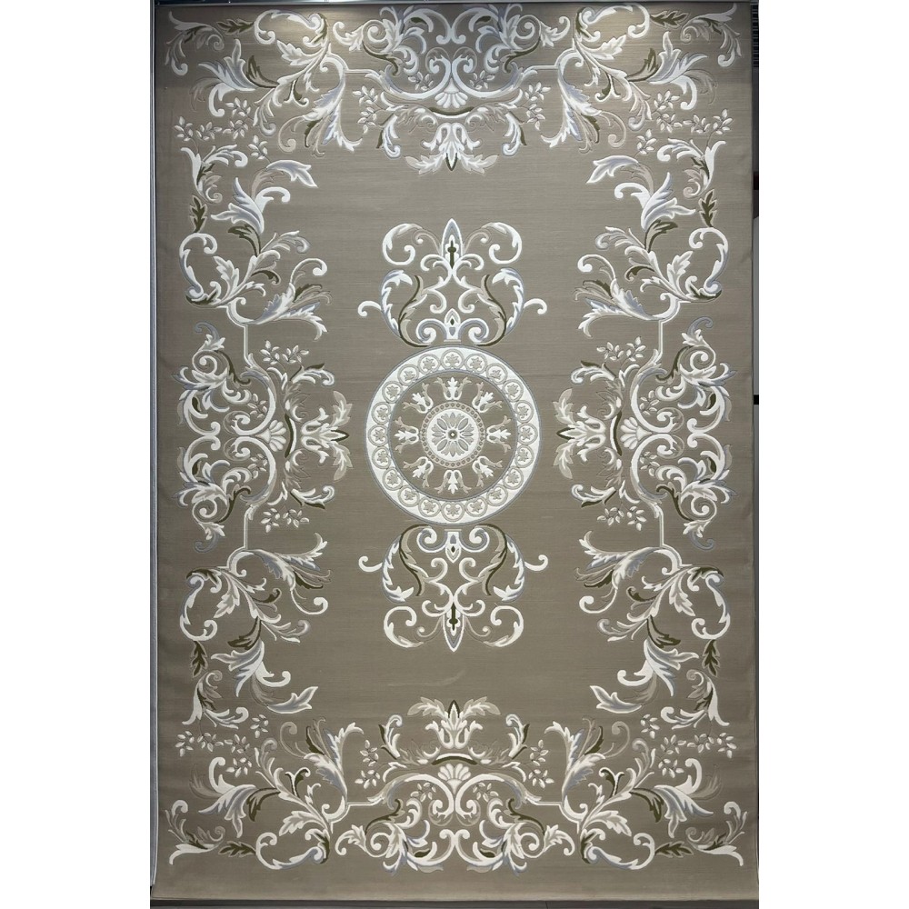 سجاد تركي ديلوكس 9688E كريم بني مقاس 400*500