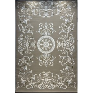 سجاد تركي ديلوكس 9688E كريم بني مقاس 400*500