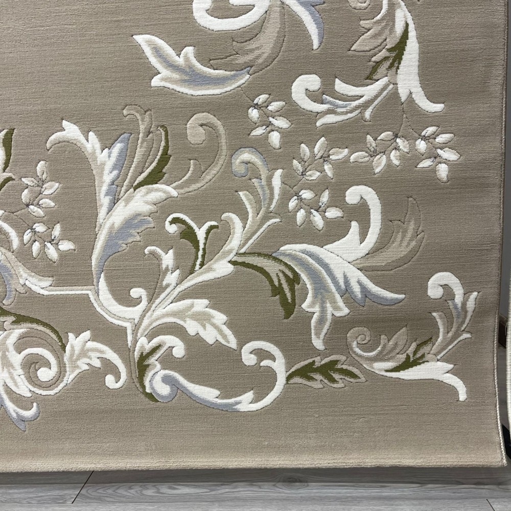 سجاد تركي ديلوكس 9688E كريم بني مقاس 400*500