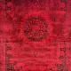Turkish Bukhara Kandahar Afghani Rug P1619 Dark Red Size 200*300