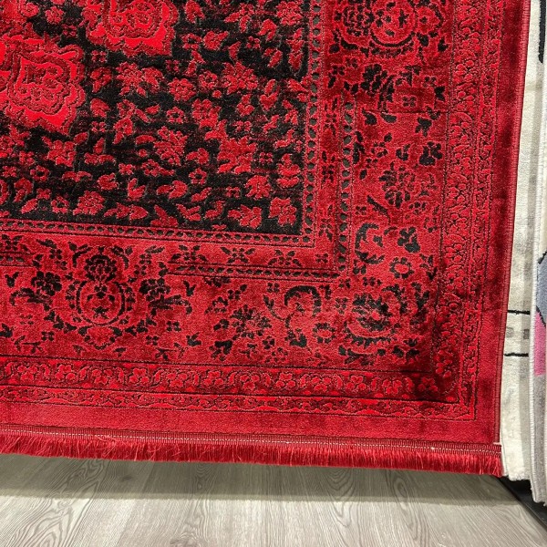 Turkish Bukhara Kandahar Afghani Rug P1619 Dark Red Size 300*400