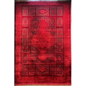 Turkish Bukhara Kandahar Afghani Rug P1620 Dark Red Size 100*300