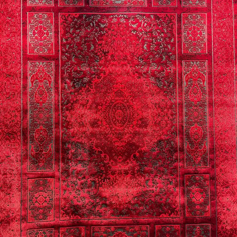سجاد تركي بخارى قندهار افغاني P1620 احمر غامق مقاس 250*350