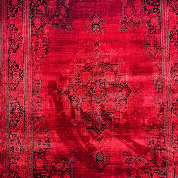 سجاد تركي بخارى قندهار افغاني P1448 احمر غامق مقاس 300*500