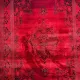 Turkish Bukhara Kandahar Afghani Rug P1448 Dark Red Size 100*300