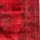 Turkish Bukhara Kandahar Afghani Rug P1448 Dark Red Size 100*300