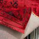 سجاد تركي بخارى قندهار افغاني P1455 احمر غامق مقاس 100*400