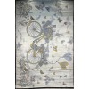 Turkish childrens rug Kids 40682A Light gray white color size 200*300