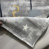 سجاد تركي اطفال كيدز 40684A اللون ابيض رصاصي فاتح مقاس 150*220