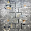 سجاد تركي اطفال كيدز 40684A اللون ابيض رصاصي فاتح مقاس 150*220