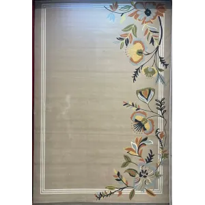 Turkish designer rug Nova 9938A Brown Cream size 100*200