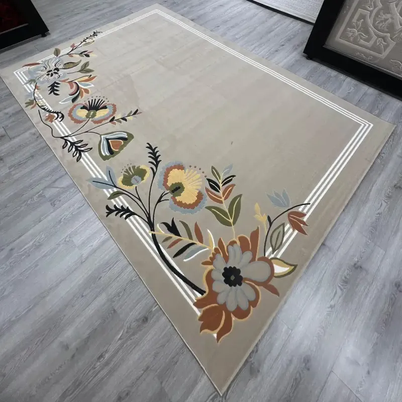 Turkish designer rug Nova 9938A Brown Cream size 100*200