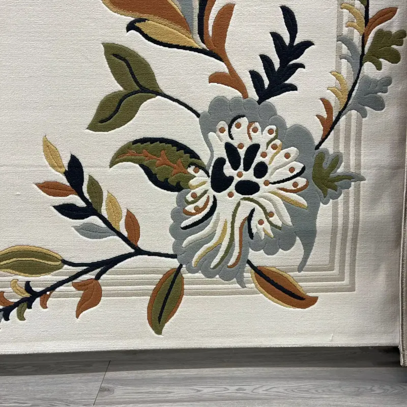 Turkish designer rug Nova 9938A Cream size 300*400