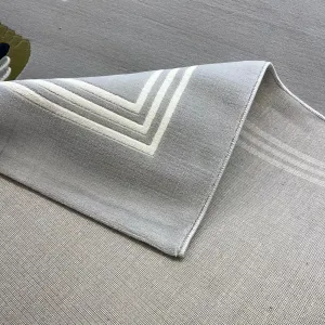 Turkish designer rug Nova 9938A cream silver size 100*200