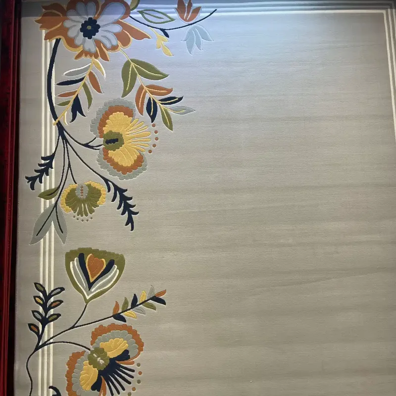 Turkish designer rug Nova 9938A cream silver size 300*400