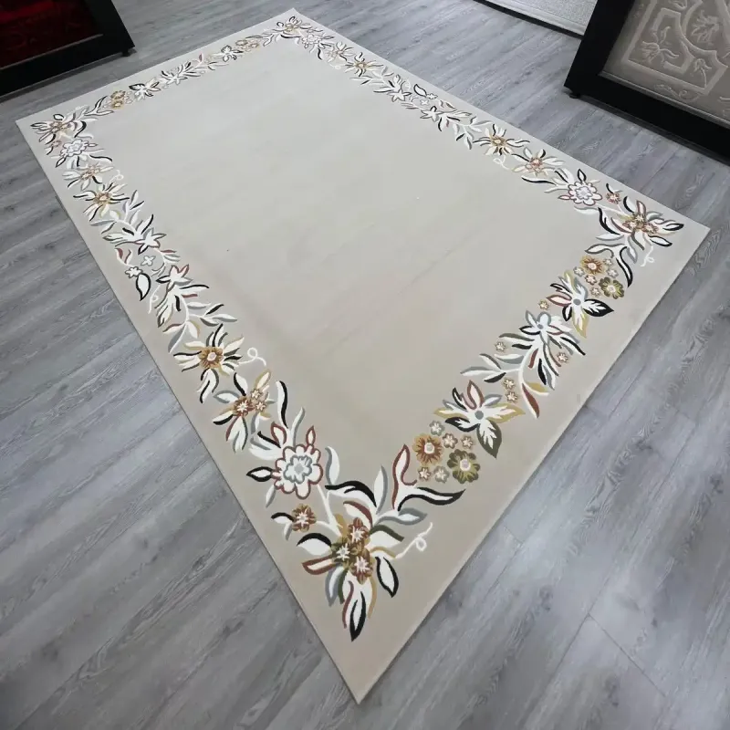 Turkish designer rug Nova 9940A Beige Cream size 100*200