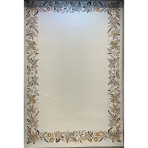 Turkish designer rug Nova 9940A Cream size 100*200