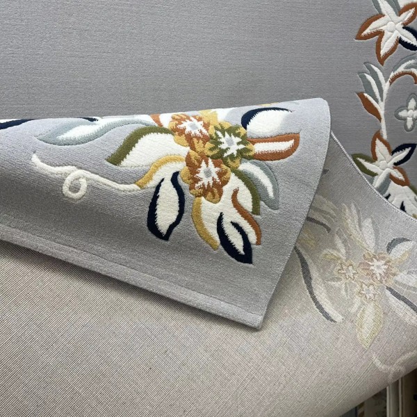Turkish designer rug Nova 9940A cream silver size 200*300