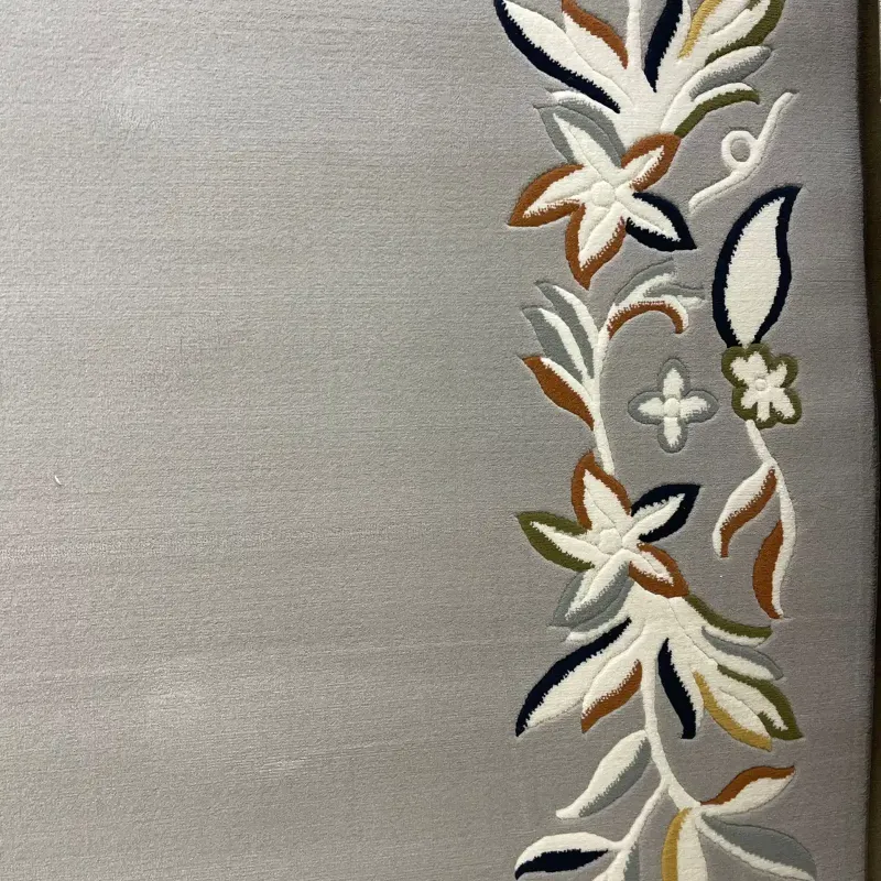 Turkish designer rug Nova 9940A cream silver size 150*220