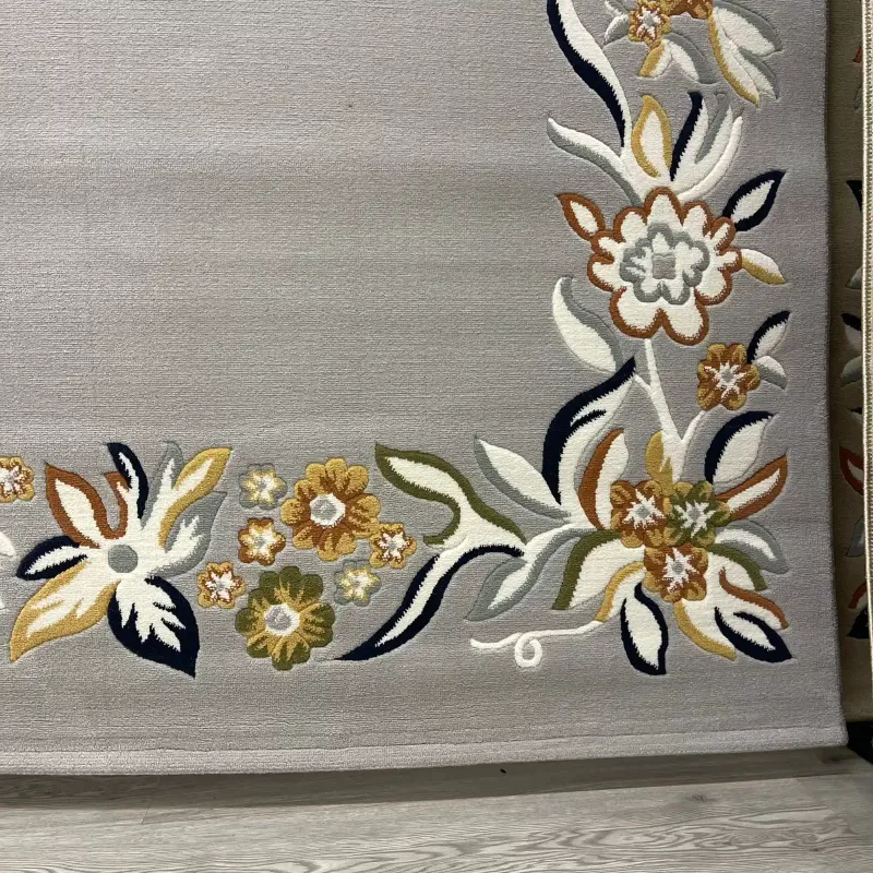 Turkish designer rug Nova 9940A cream silver size 150*220