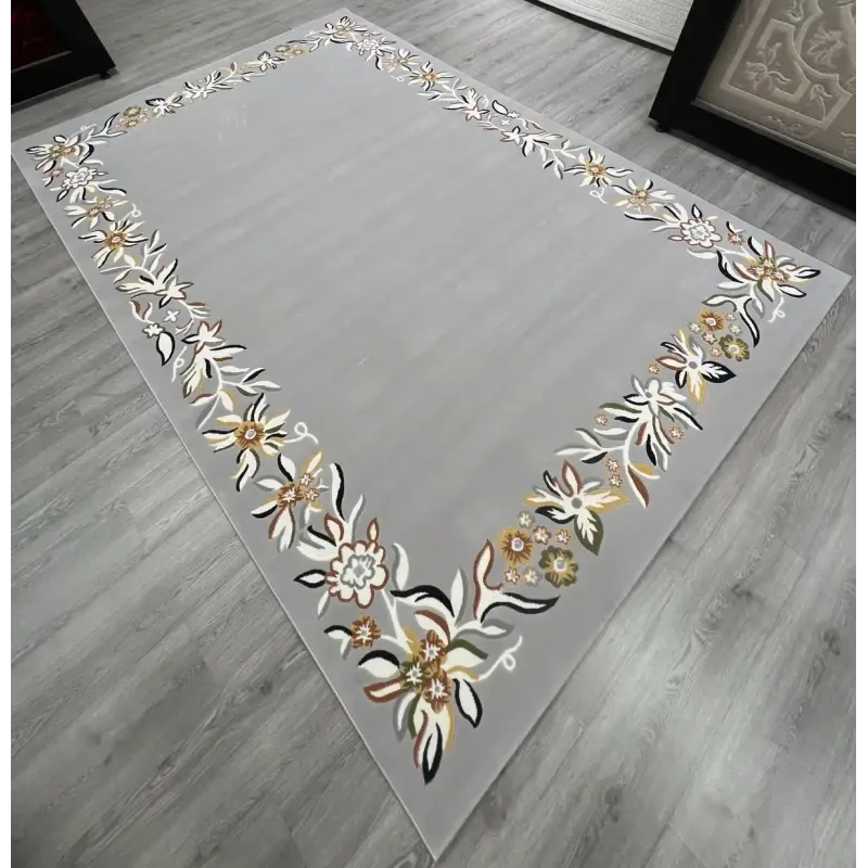 Turkish designer rug Nova 9940A cream silver size 150*220